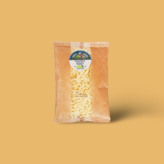 Pikante geraspte kaas