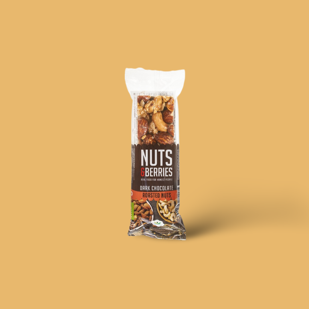 Notenreep pure chocolade geroosterde noten